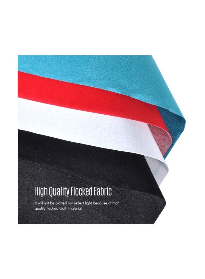 نايس فوتو طقم قماش مبطن وخلفيات للتصوير الفوتوغرافي مكون من 4 قطع متعدد الألوان - Image 5