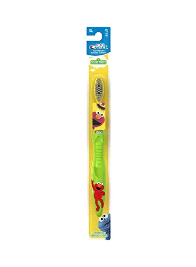 Crest Pack Of 4 Soft Sesame Street Toothbrush