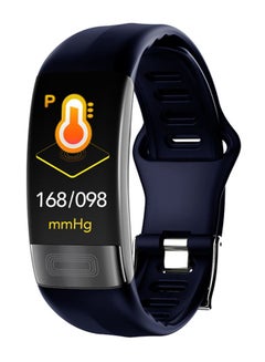 P11 ECG HRV Blood Pressure Monitor Fitness Tracker Blue/Black