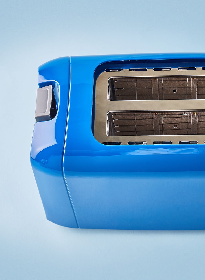 Noon East - Bread Toaster - For 2 Slice- 700 W With Defrost Function- Dark Blue 700.0 W TA01105 Dark Blue - Image 1