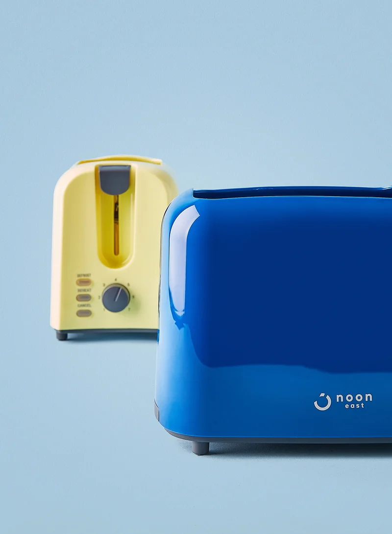 Noon East Bread Toaster - For 2 Slice- 700 W With Defrost Function- Dark Blue 700.0 W TA01105 Dark Blue
