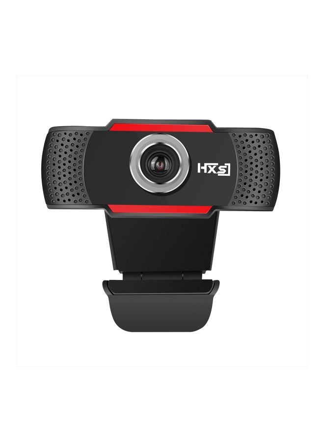 HXSJ 720P Manual Focus Webcam Black/Red - Image 2