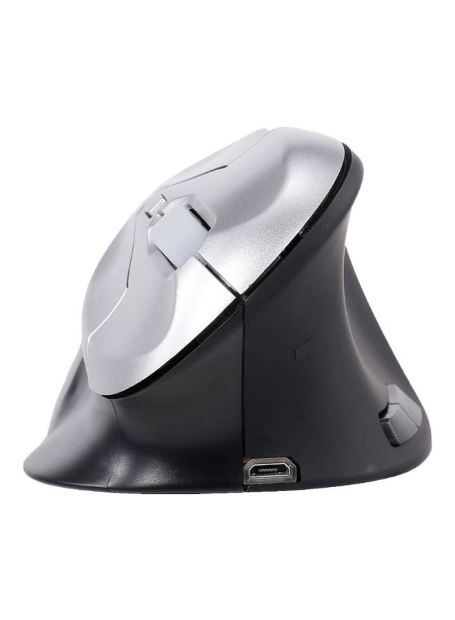 Wireless Vertical Mouse Black/Silver - Image 1