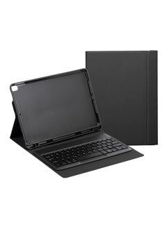 Protective Case With Wireless Keyboard And Pencil Holder For Apple iPad 10.2-inch 7th (2019) Black