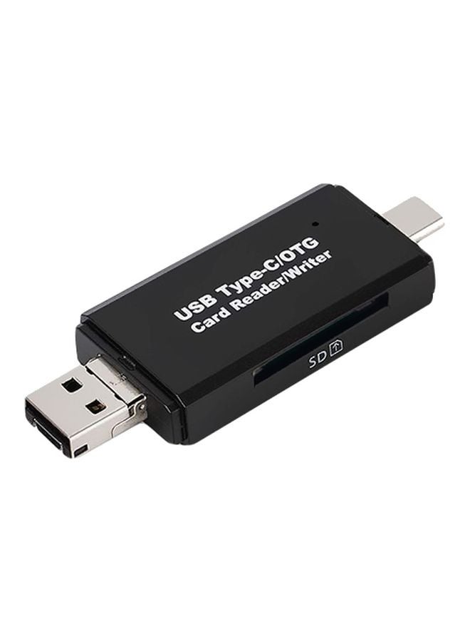 Beauenty USB Type C OTG Card Reader black  - Image 1