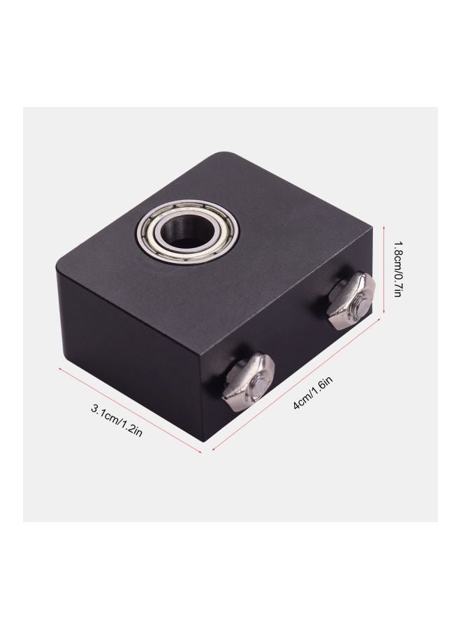 Leadscrew Top Mount Metal Z-Rod Bearing Holder For Ender-3 CR-10 3D Printer Black  - Image 2