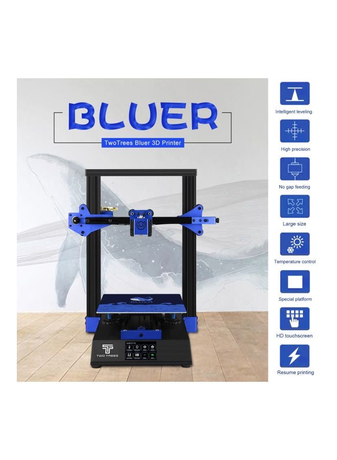 Two Trees - Bluer 3D Printer Black/Blue - Image 1