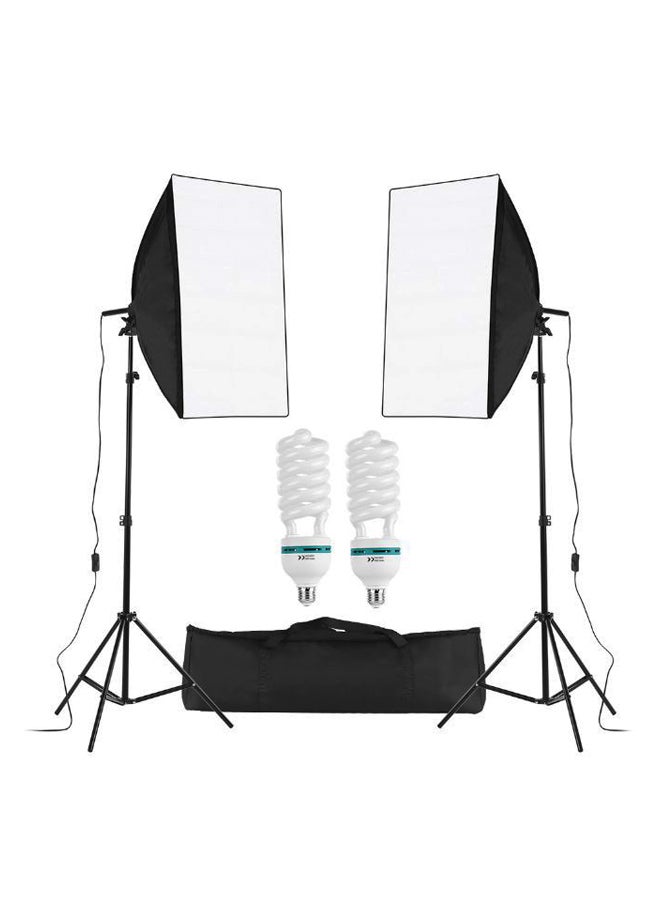 Professional Studio Photography Light Kit Black/White - Image 1