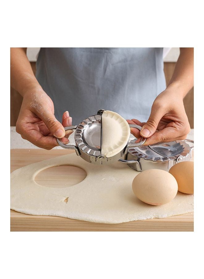 قطاعة عجين على شكل دائرة لصنع العجين فضي 15.00x3.00x11.00سم - Image 2