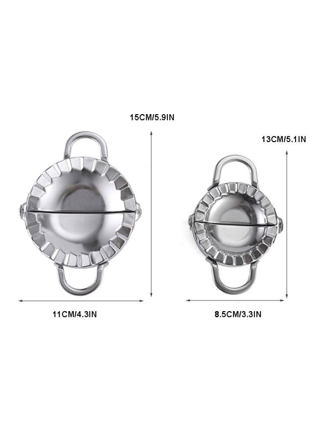 قطاعة عجين على شكل دائرة لصنع العجين فضي 15.00x3.00x11.00سم - Image 4