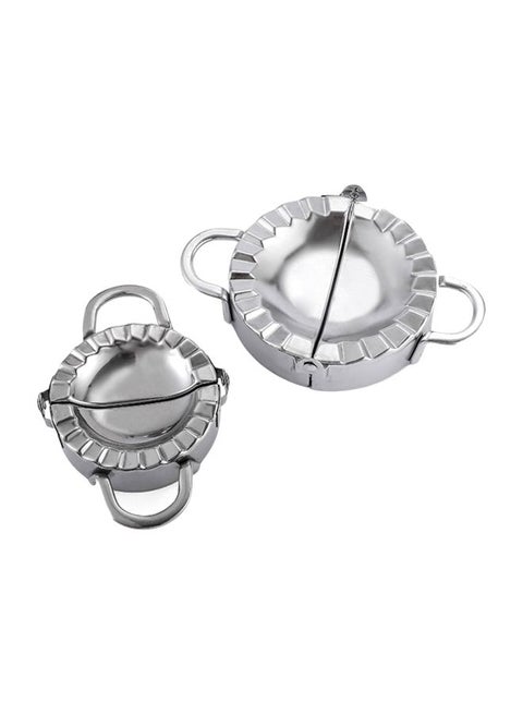 Dumping Maker Dough Press Circle Cutter Silver 13x3x9cm