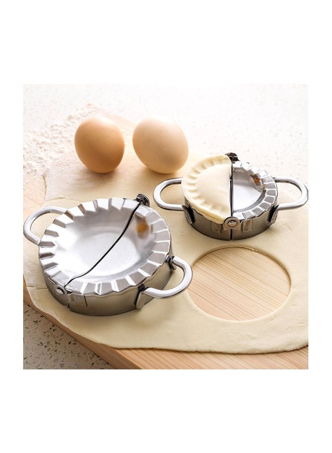 Dumping Maker Dough Press Circle Cutter Silver 13x3x9cm  - Image 4