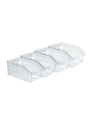 Pack Of 4 Orgamix Fridge Organizers Transparent 20x30x13cm - v1585234966/N36170368A_1