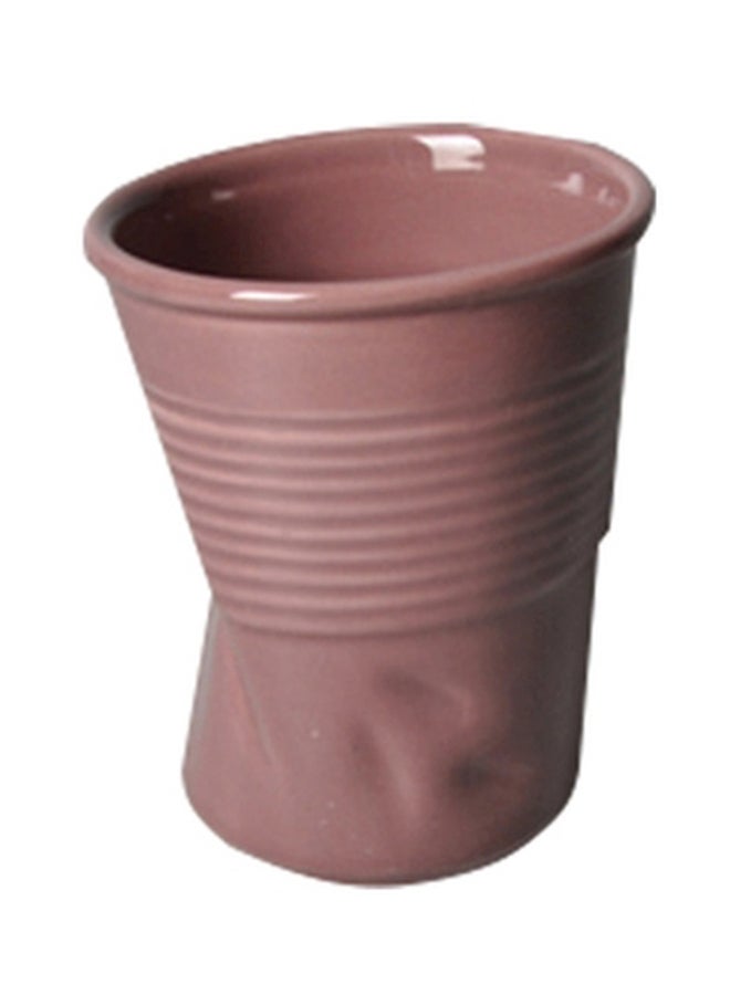 Shallow Porcelain Finger Press Cup Shinny Purple 8cm - Image 1