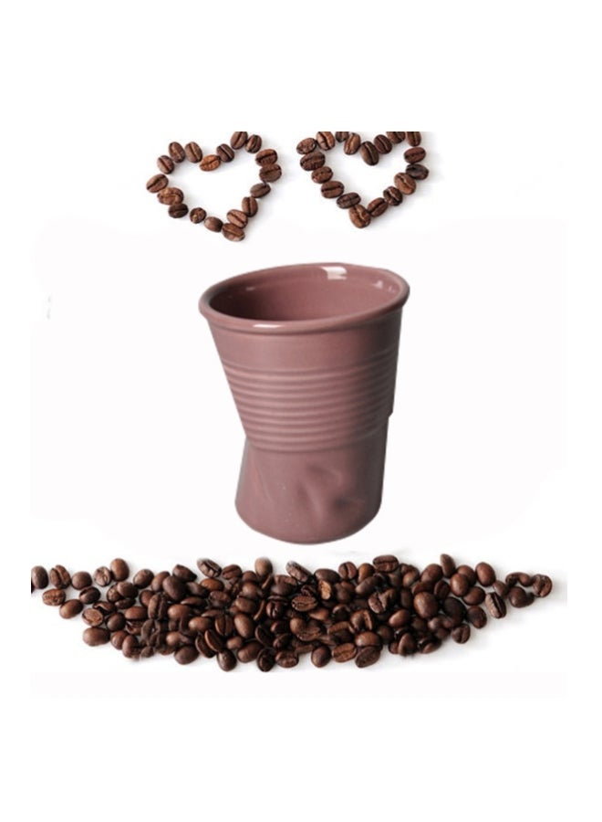 Shallow Porcelain Finger Press Cup Shinny Purple 8cm - Image 2