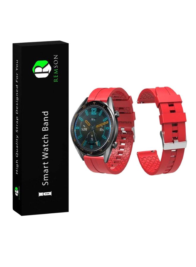 Remson Replacement Watch Band For Huawei Watch GT 2 Red - Image 2