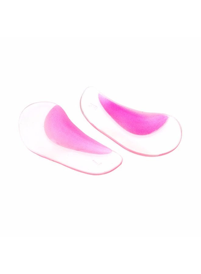 Pair Of Orthopedic Orthotic Arch Support Flat Foot Correction Shoe Insole Clear/Pink - Image 4