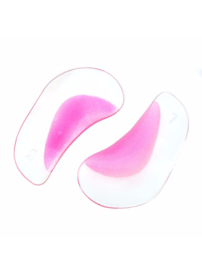 Pair Of Orthopedic Orthotic Arch Support Flat Foot Correction Shoe Insole Clear/Pink - Image 2