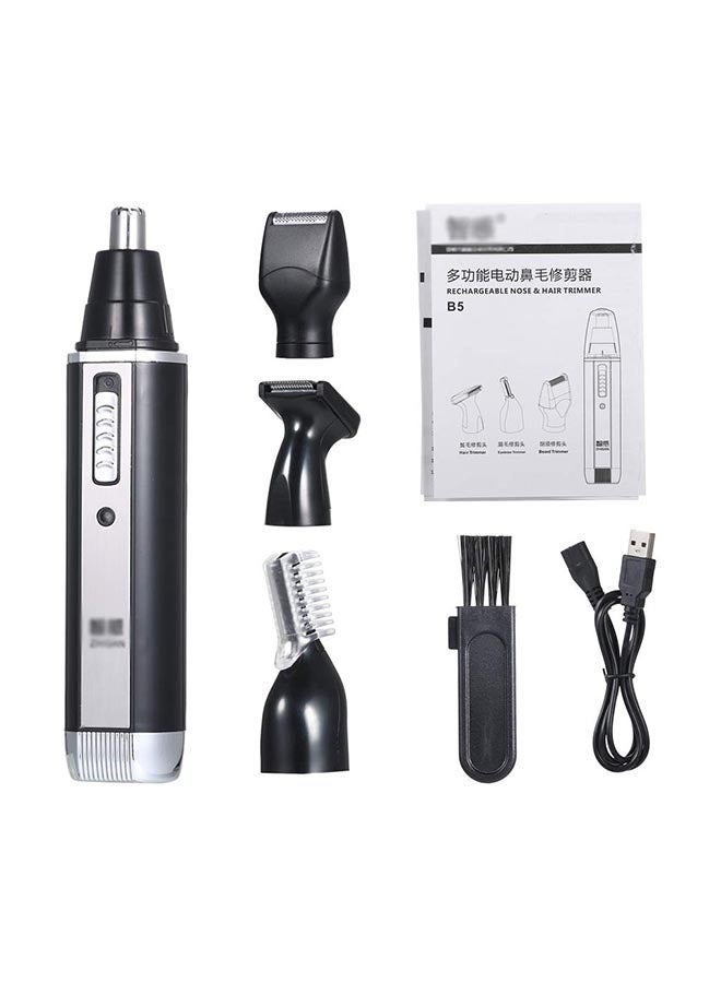 4-In-1 Electric Nose Hair Trimmer Black - Image 1