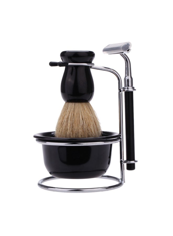 Generic 9-Piece Shaving Razor Set Black/Silver  - Image 2