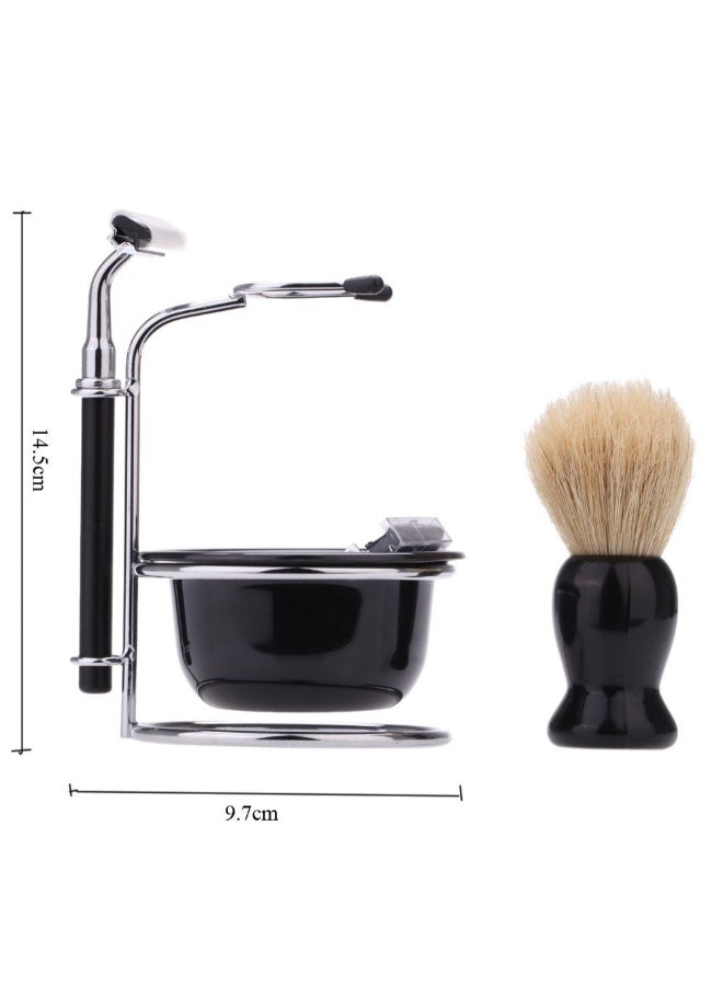 Generic 9-Piece Shaving Razor Set Black/Silver  - Image 3