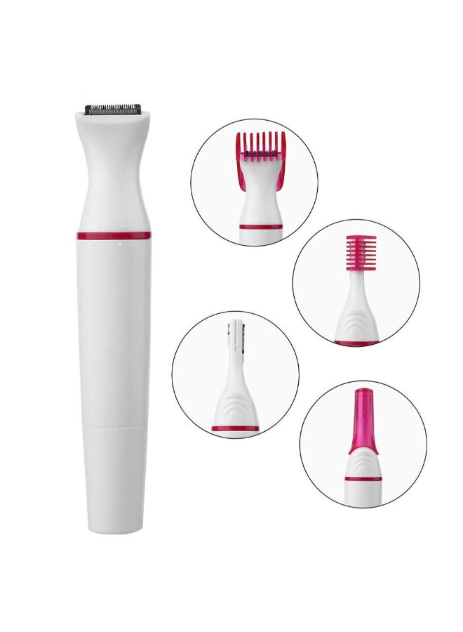 5-Piece Multi-Functional Hair Removal Machine Kit White/Pink - Image 3