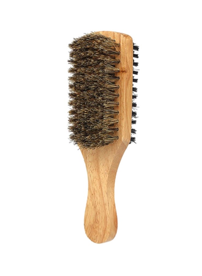 Double-Sided Beard Brush Brown
