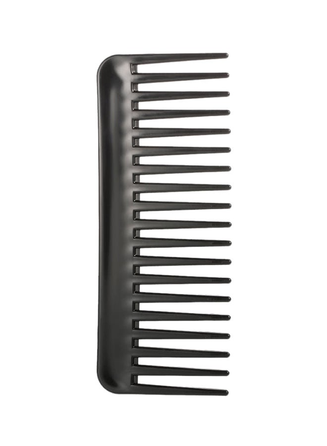 Heat-Resistant Large Wide Tooth Comb Black - Image 1