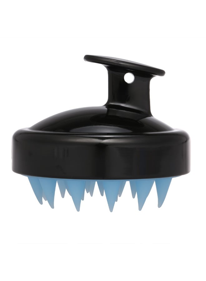 Hair Cleaning Shampoo Brush Black/Blue - Image 3