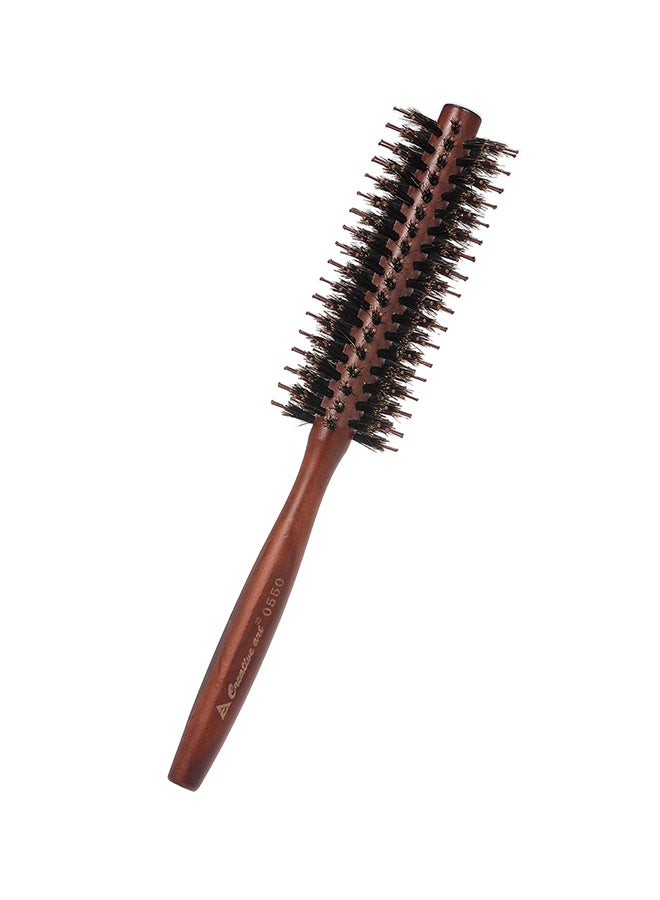 Nylon Roller Comb Hairbrush Dark Coffee/Black - Image 1