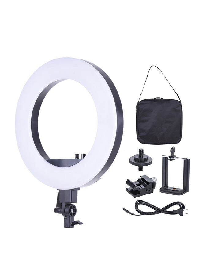 LED Photography Ring Light With Accessory White - Image 1