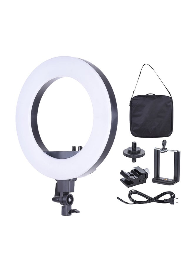LED Photography Ring Light With Accessory White - Image 1