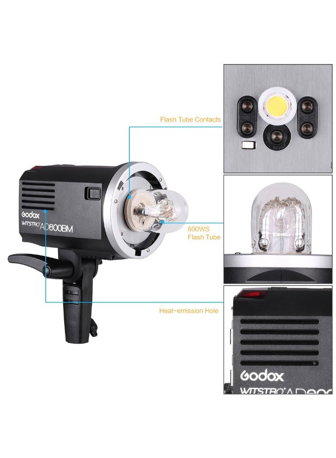 Godox Witsro AD600BM 600WS GN87 HSS 1/8000s Outdoor Flash Strobe  - Image 3