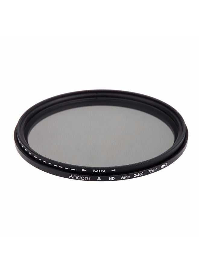 ANDOER Neutral Density Adjustable ND2 To ND400 Variable Filter Black/Clear  - Image 3