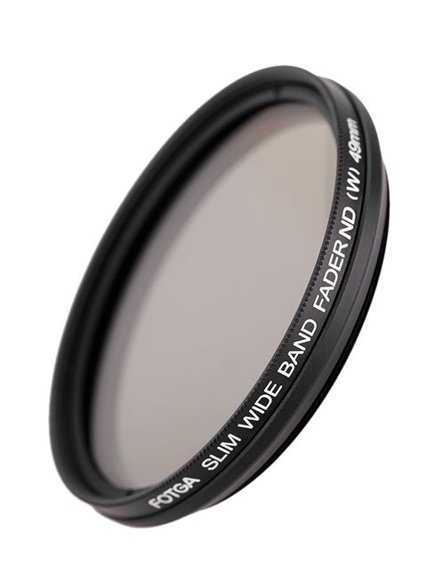 Neutral Density Adjustable ND2 To ND400 Variable Filter Black/Clear