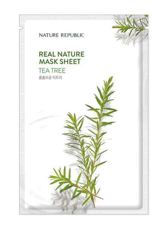 NATURE REPUBLIC - Tea Tree Real Mask Sheet 23ml - Image 1