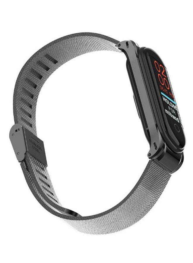 Replacement Fitness Tracker Band For Xiaomi Mi Gunmetal  - Image 2