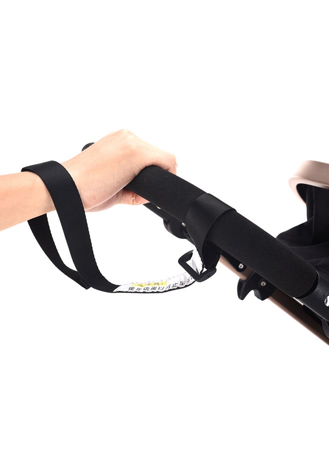3 In 1 Pram Stroller With Sunveno Diaper Bag Black And Hooks - Multicolour