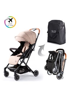 TEKNUM Travel Lite Stroller SLD Extra Wide Seat And Single Hand Fold - Multicolour  - Image 4