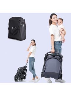 TEKNUM Travel Lite Stroller With Alameda Diaper Backpack - Large With Hooks Grey  - Image 4