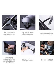 TEKNUM Travel Lite Stroller SLD With Sunveno Baby Stroller Organizer And Bag - Multicolour  - Image 3