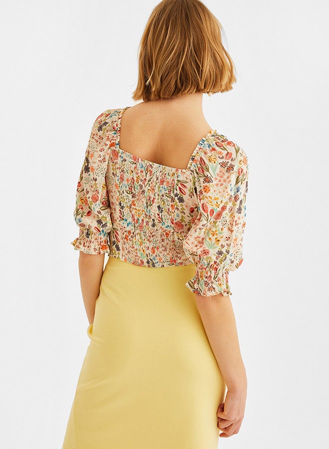 OXXO Cropped Blouse Multicolour  - Image 2