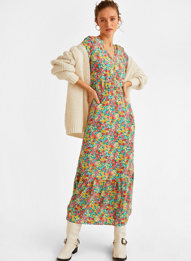 OXXO Floral Dress Multicolour  - Image 1