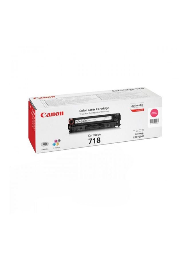 Canon 718 Toner Cartridge Magenta  - Image 2