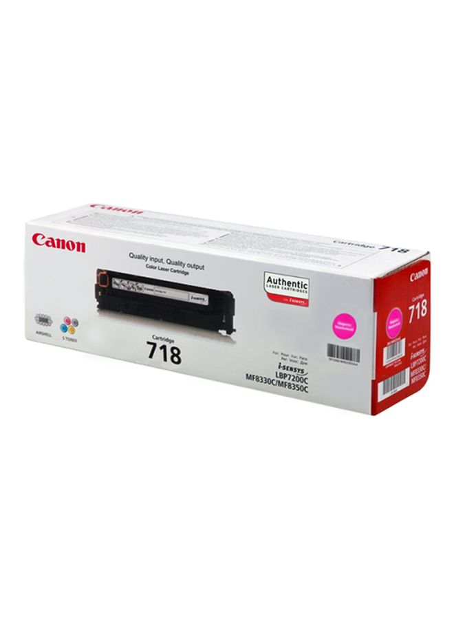 Canon 718 Toner Cartridge Magenta  - Image 3