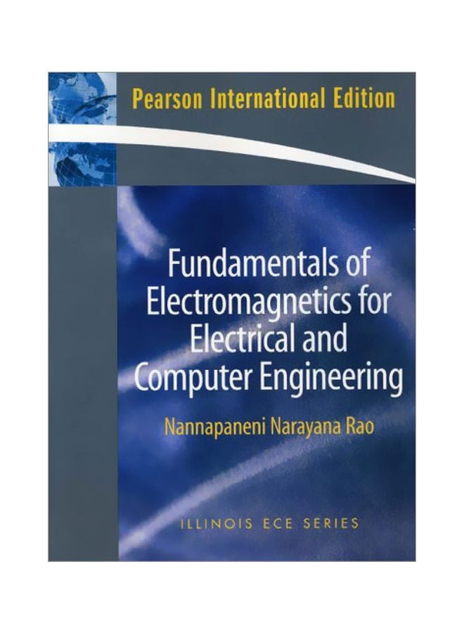 Fundamentals Of Electromagnetics Paperback English by Narayana Rao - 39630 
