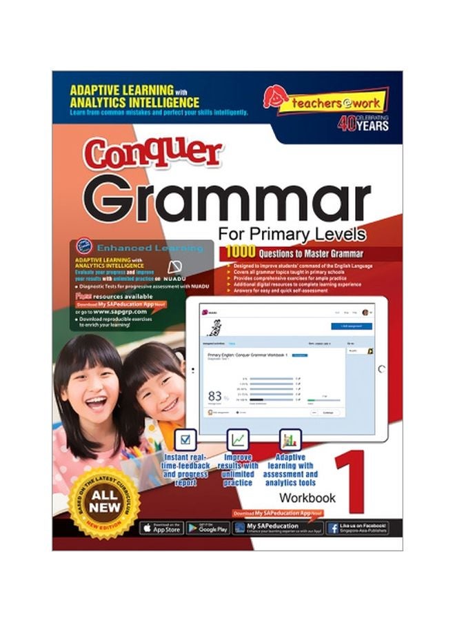 Conquer Grammar Workbook 1 hardcover english 