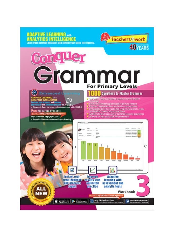 Conquer Grammar Workbook 3 hardcover english