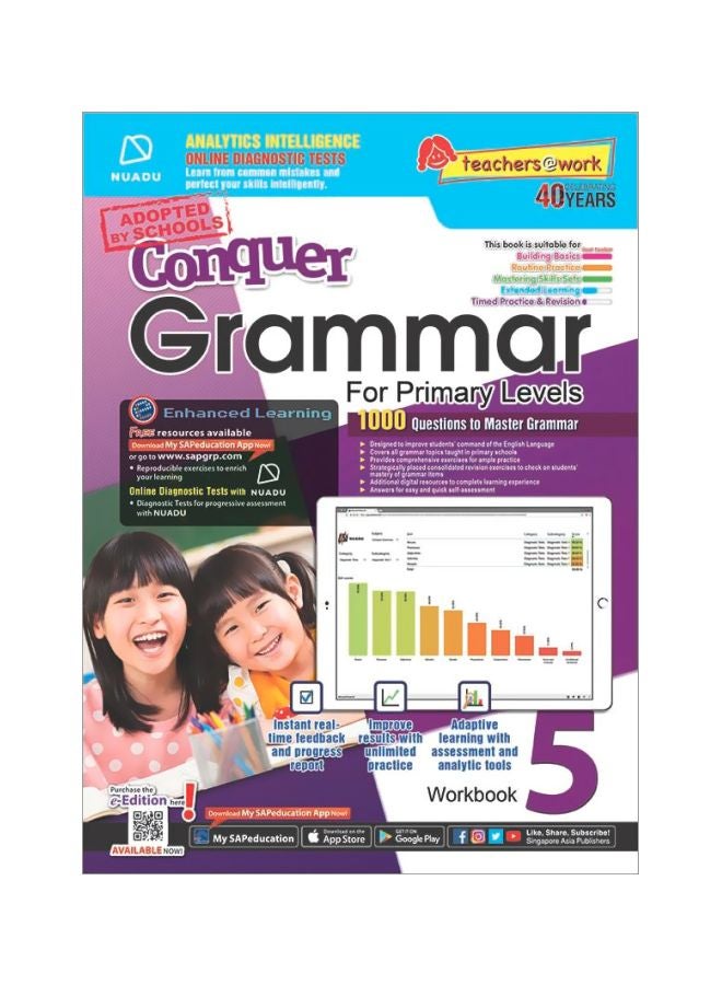 Conquer Grammar Workbook 5 hardcover english