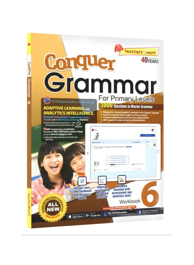 Conquer Grammar Workbook 6 hardcover english